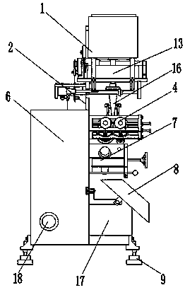 Packaging device used for fine dried noodle production