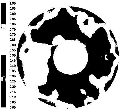 Multi-level separation annular backflow type axial cyclone burner