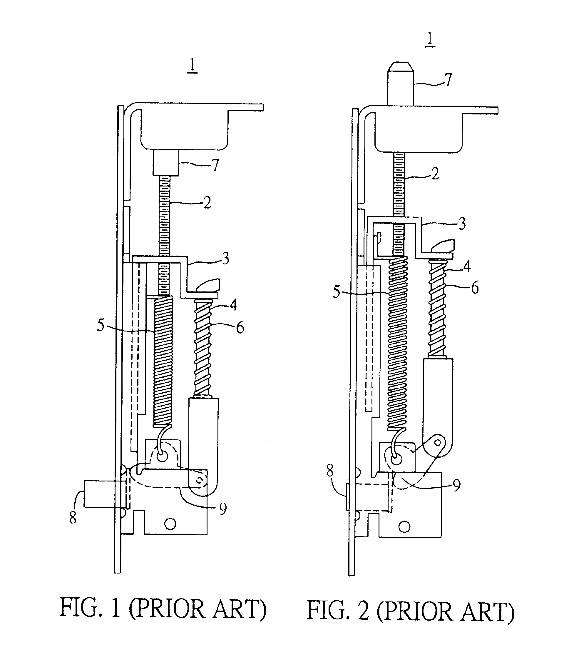 Flush bolt mechanism