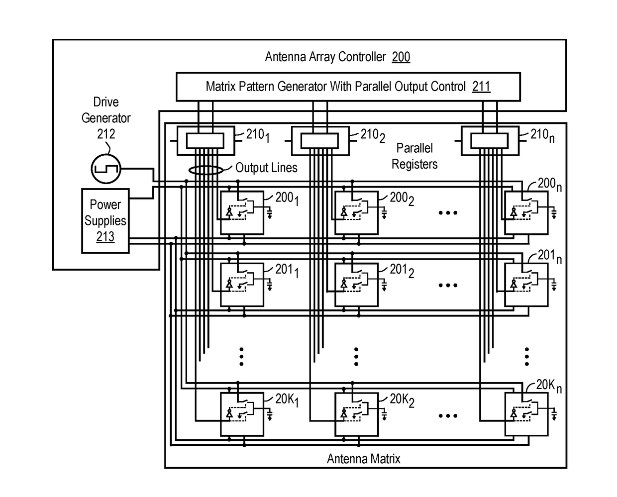 Distributed direct drive arrangement for driving cells