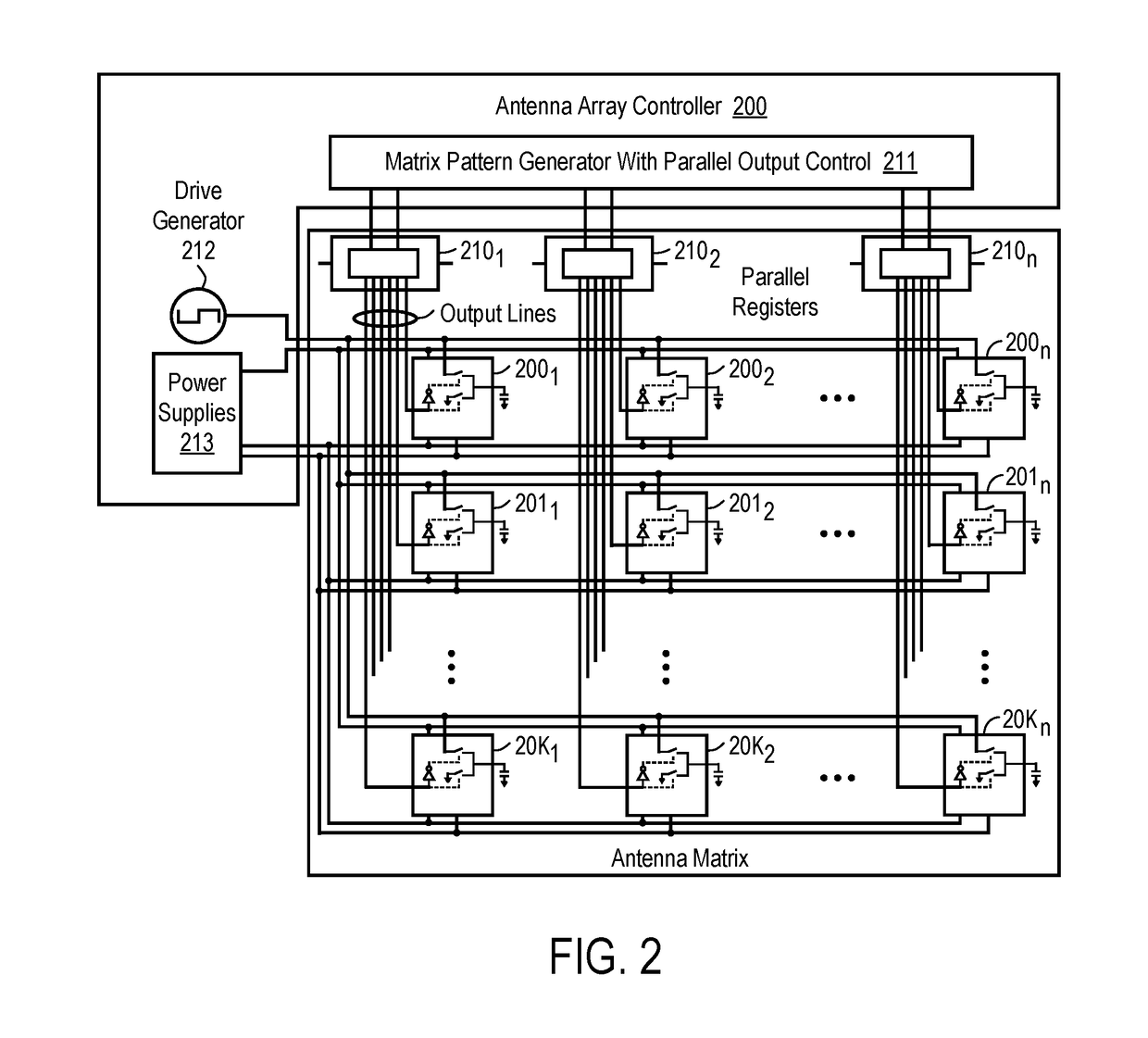 Distributed direct drive arrangement for driving cells