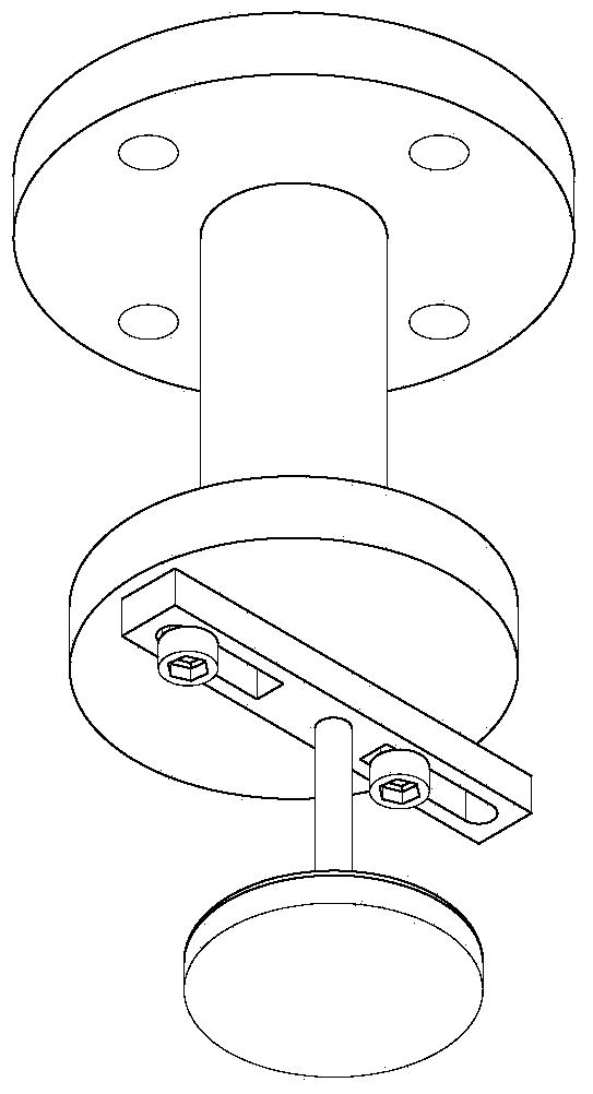 Correction method and device for surface shape of polishing disk in full-caliber polishing