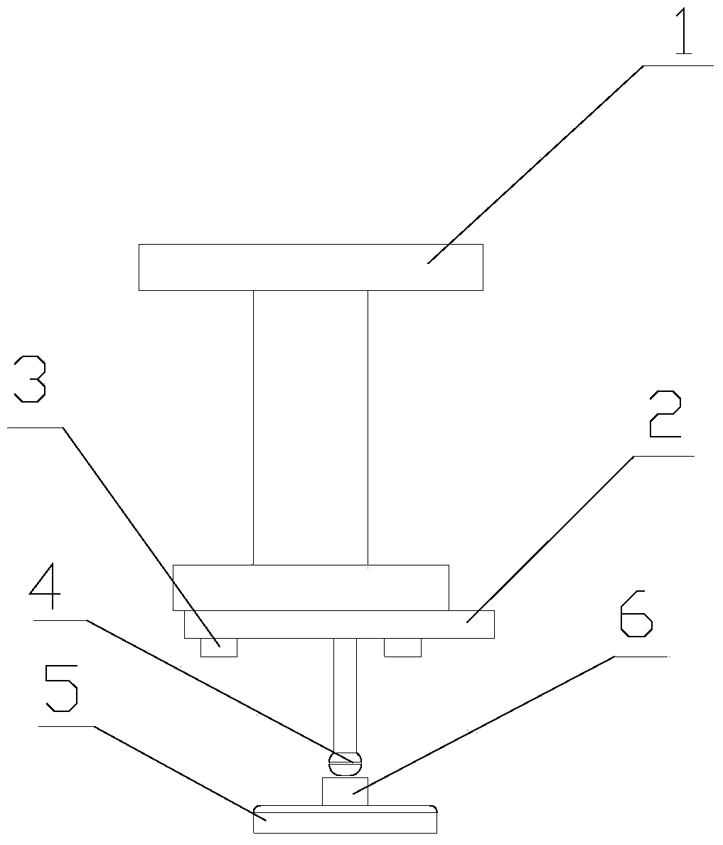 Correction method and device for surface shape of polishing disk in full-caliber polishing