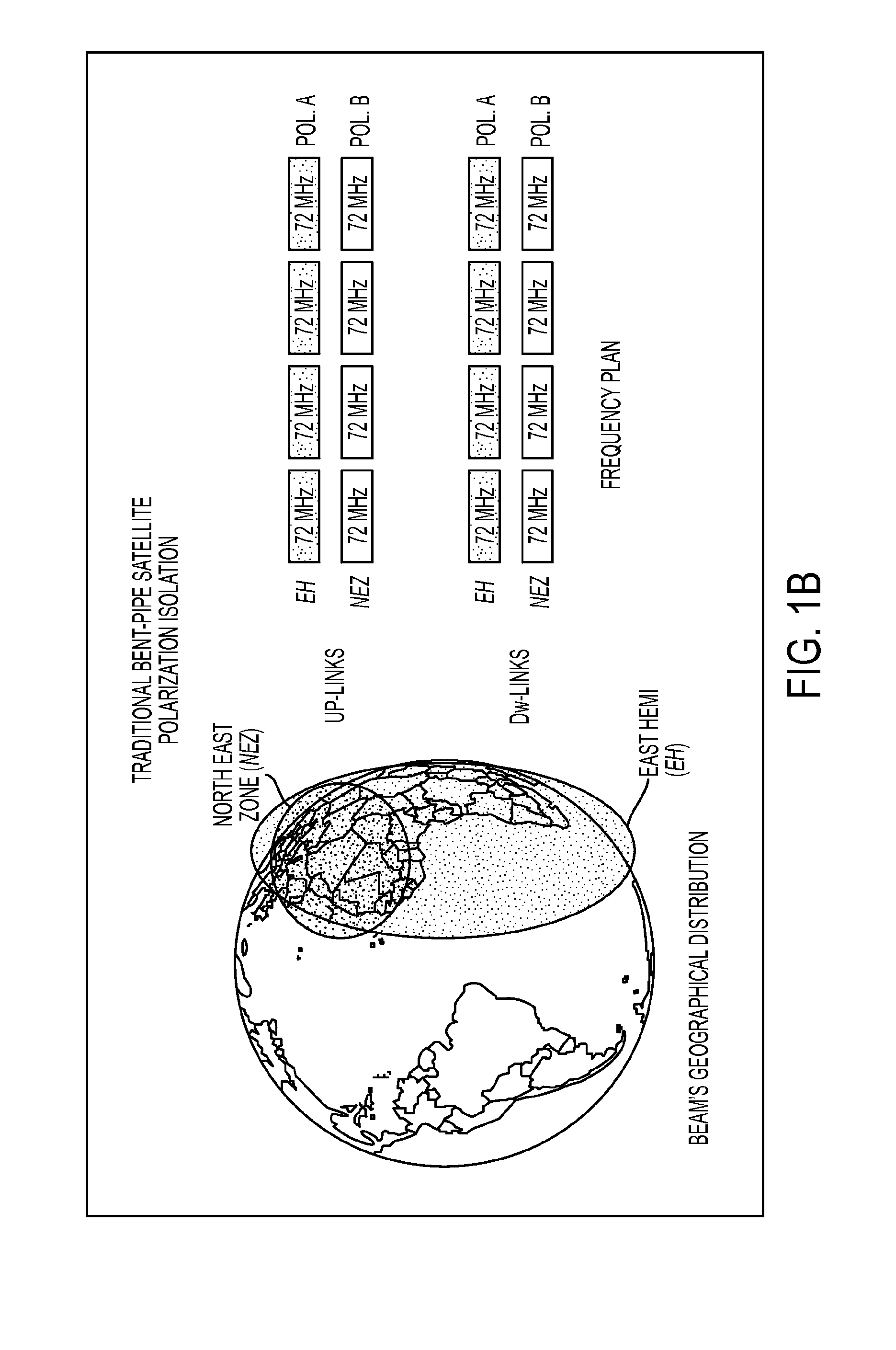 System and method for canceling co-channel interference on-board a satellite