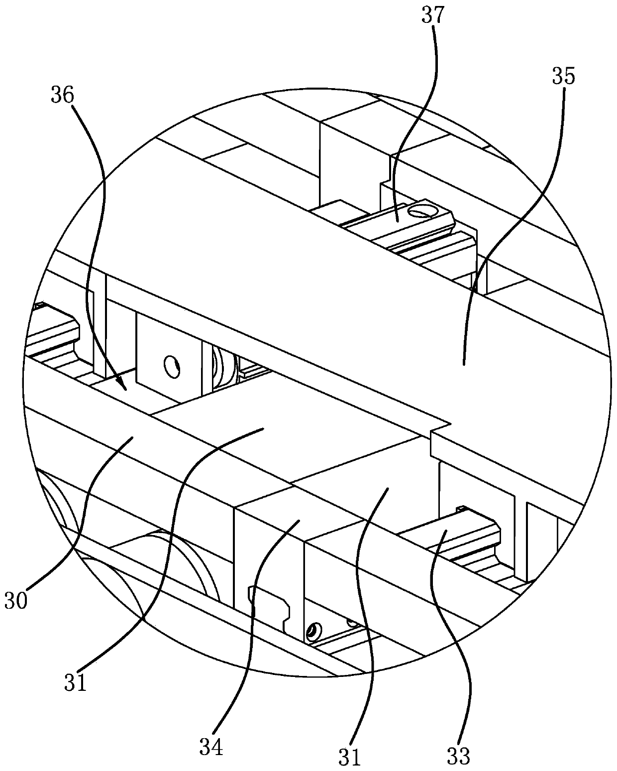 Turnover mechanism of engraving and milling machine