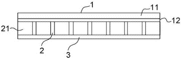 Three-layer composite floor and manufacturing method thereof