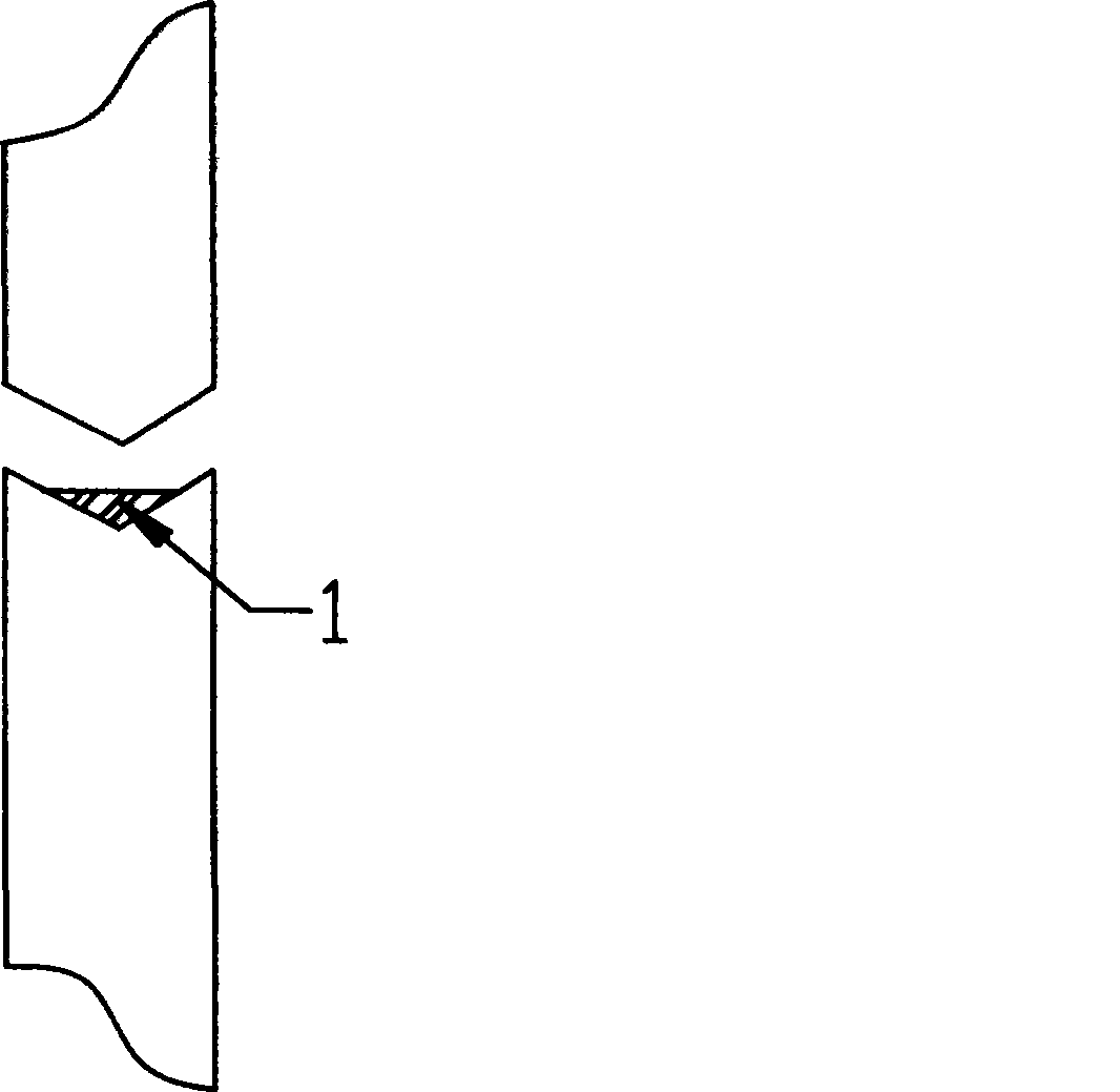 Welding shaping method for foamed aluminium board