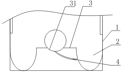 Stable oil pipeline protection device