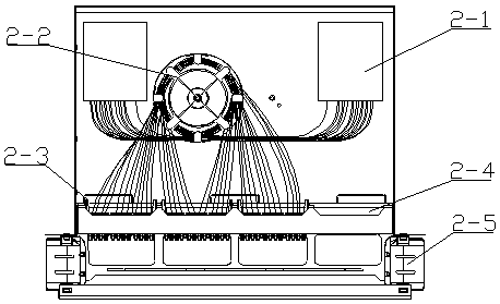 3U modular wiring unit for 19-inch cabinet