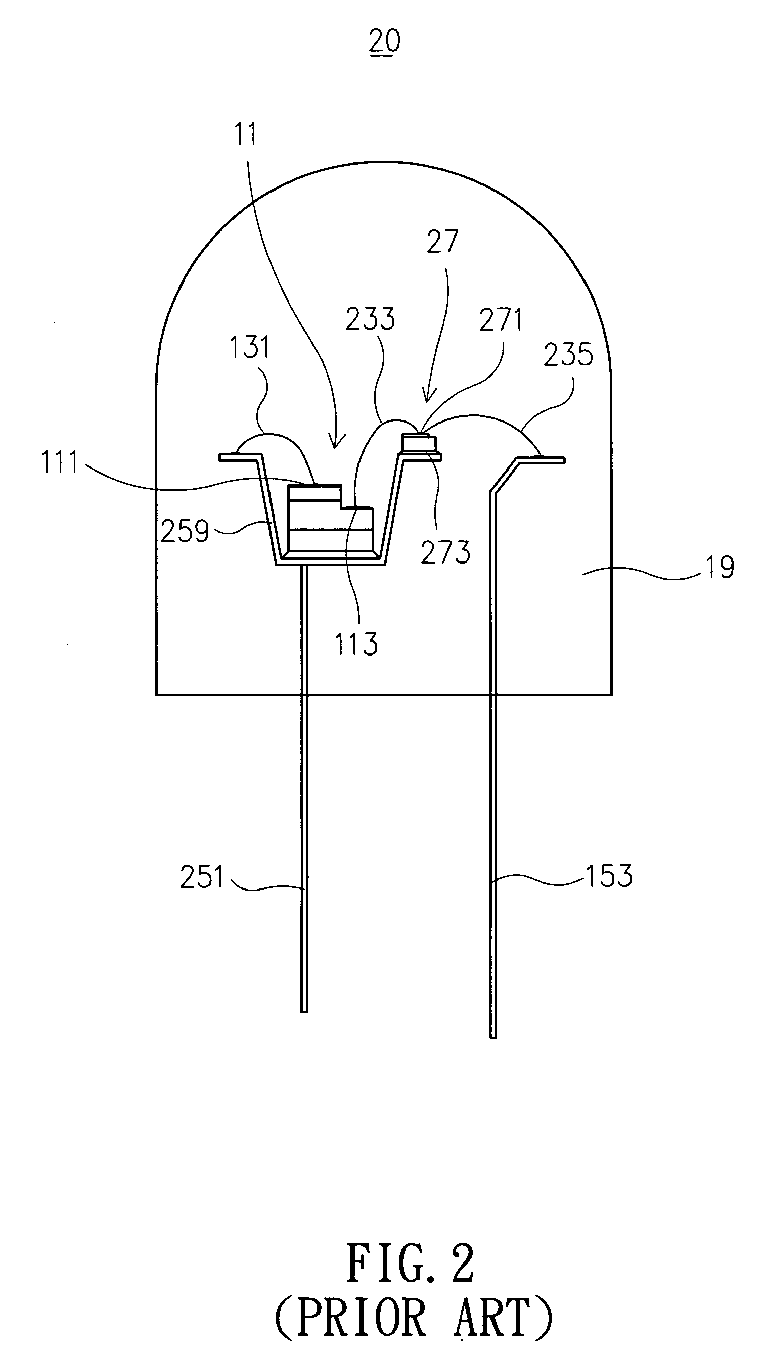 Multi-pin light-emitting diode device