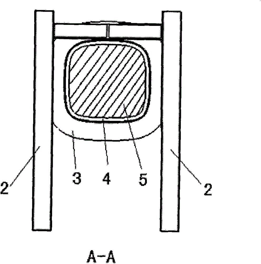 Method for supporting static test for light-aircraft fore fuselages