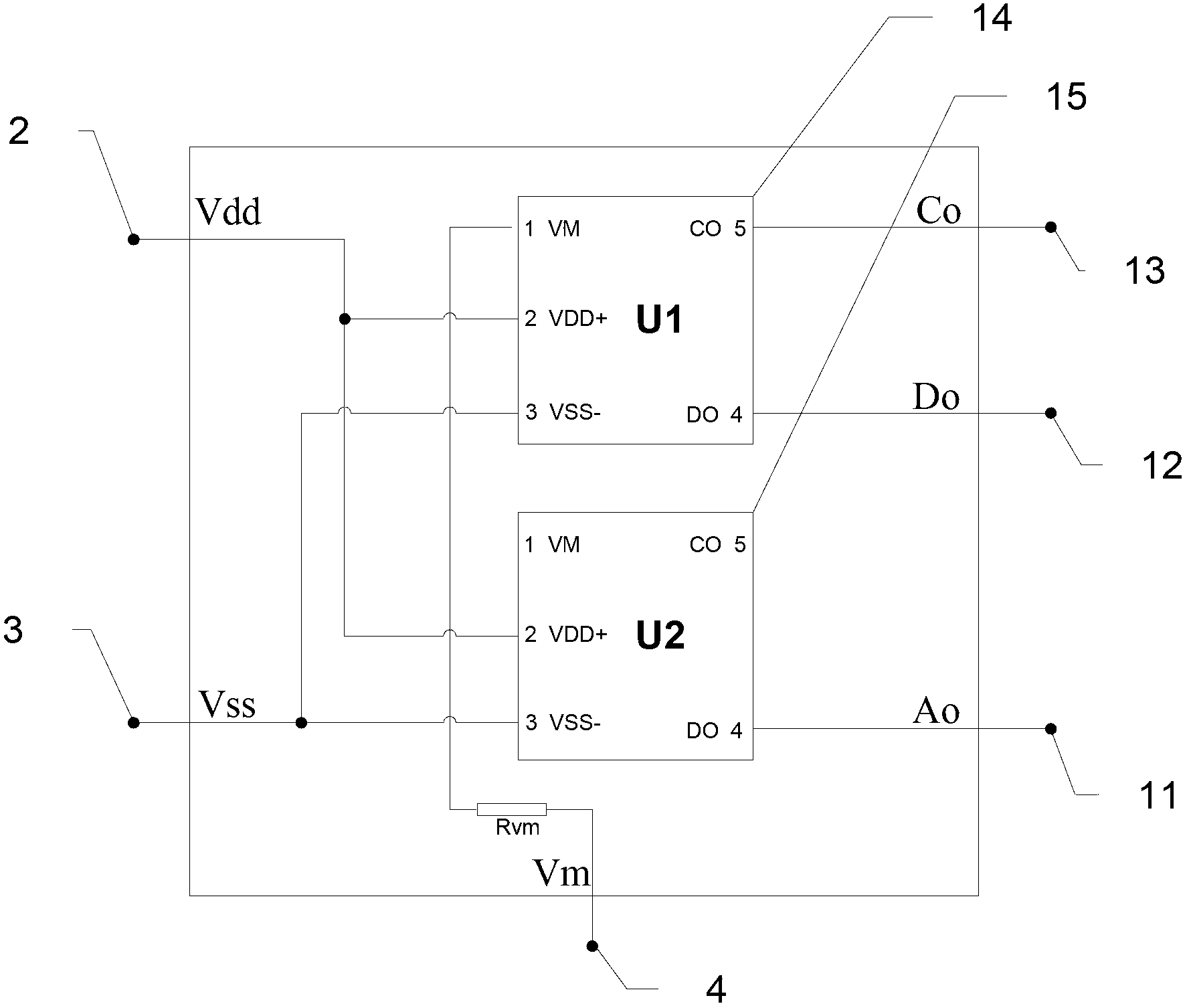 Protective plate for series lithium battery pack based on battery protective chip