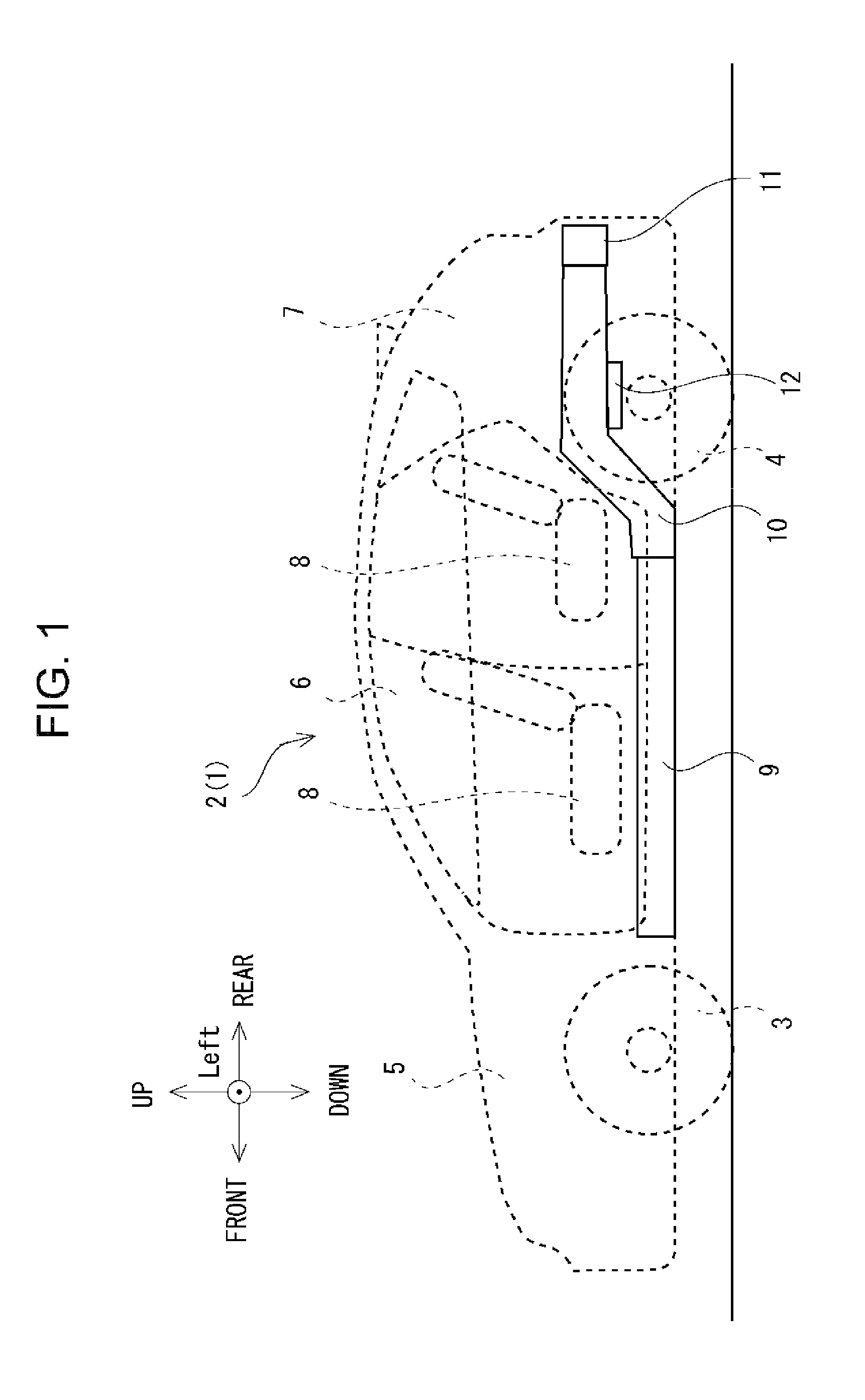 Vehicle in which left and right wheels are attached to vehicle body by sub-frame module