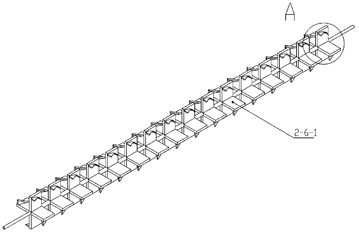 Fruit excellent selection device with material distributing box structure