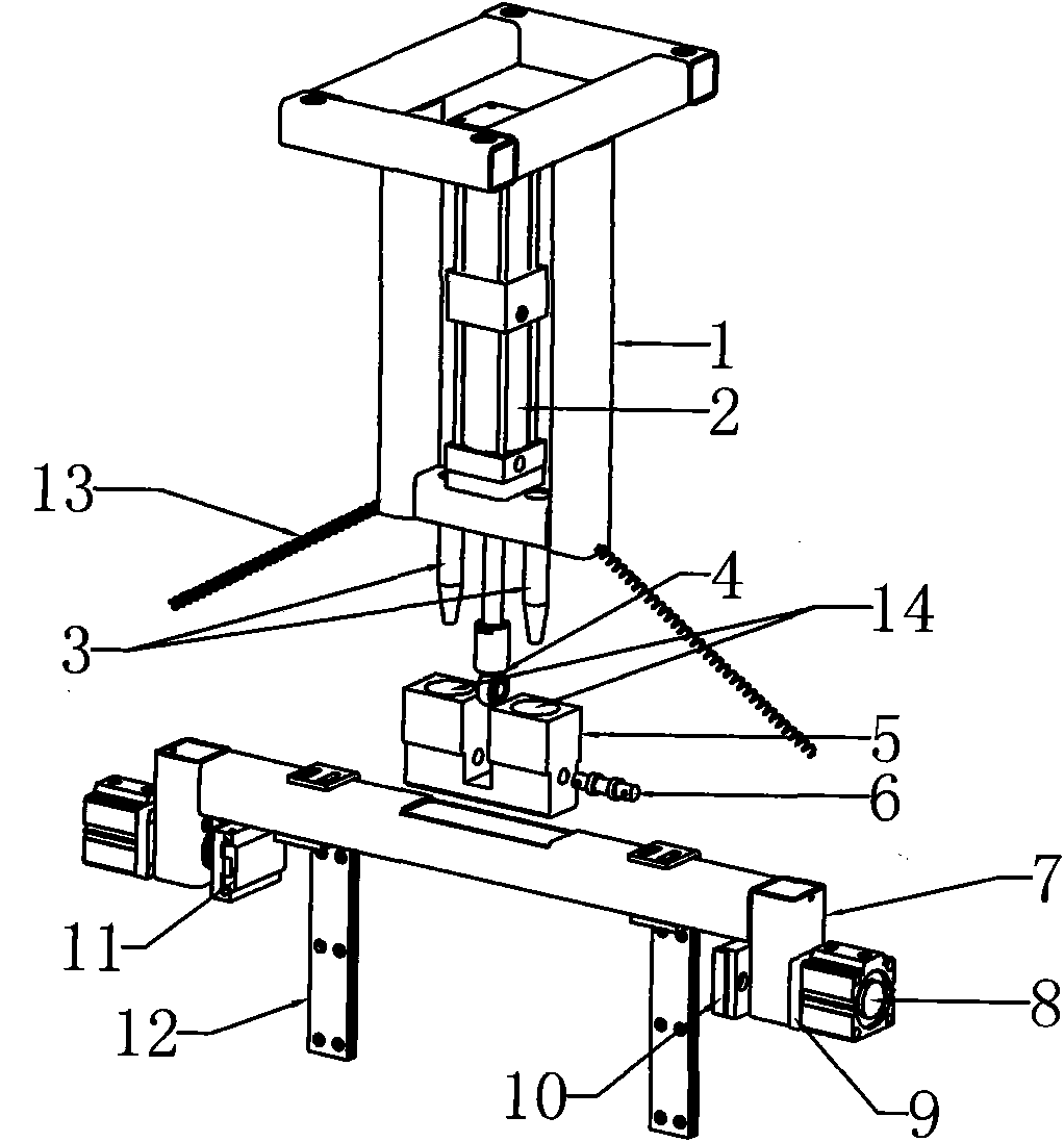 Grabbing device for moving wall/floor tiles