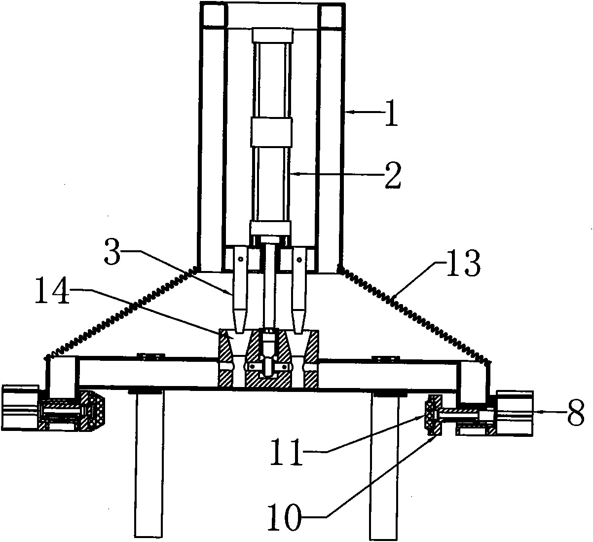 Grabbing device for moving wall/floor tiles