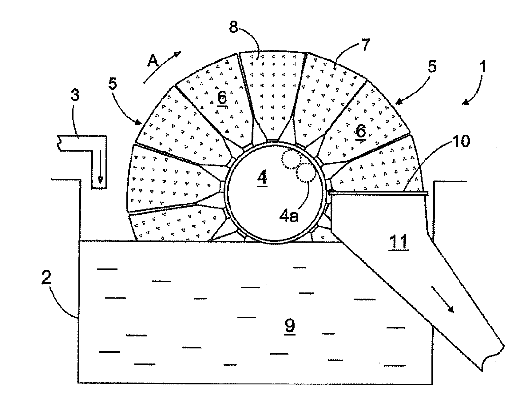 Disc filter sector and disc filter