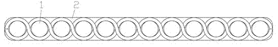 Antistatic thermal-transfer-printing label cloth as well as preparation method thereof