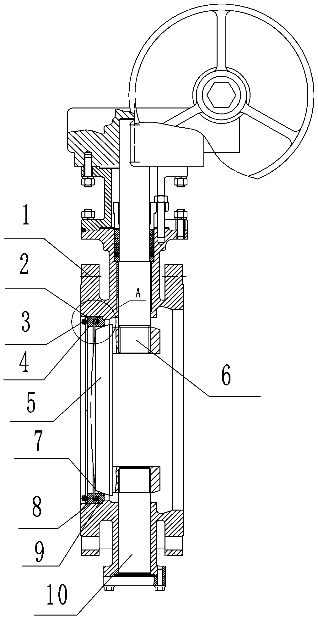 Spherical butterfly valve