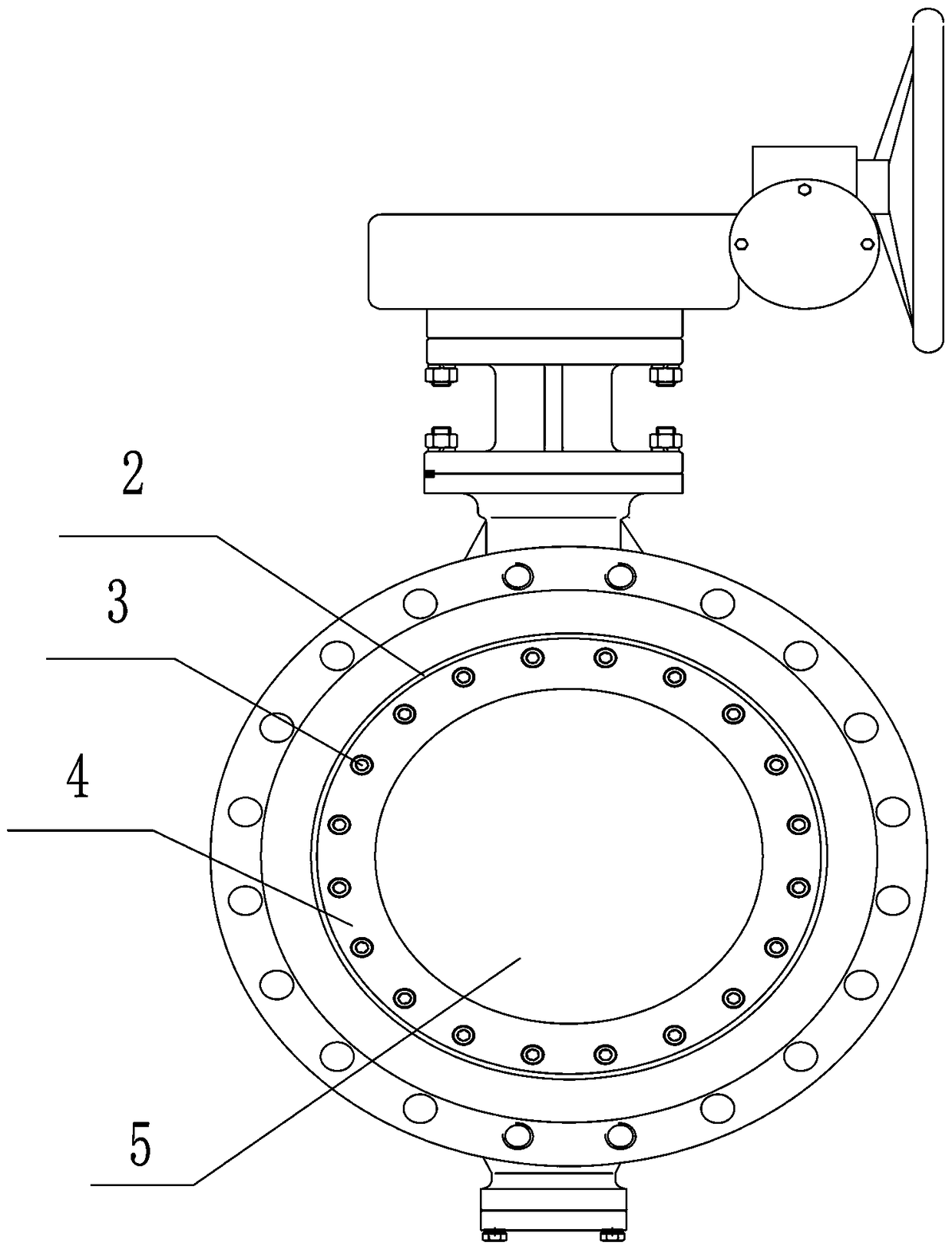 Spherical butterfly valve