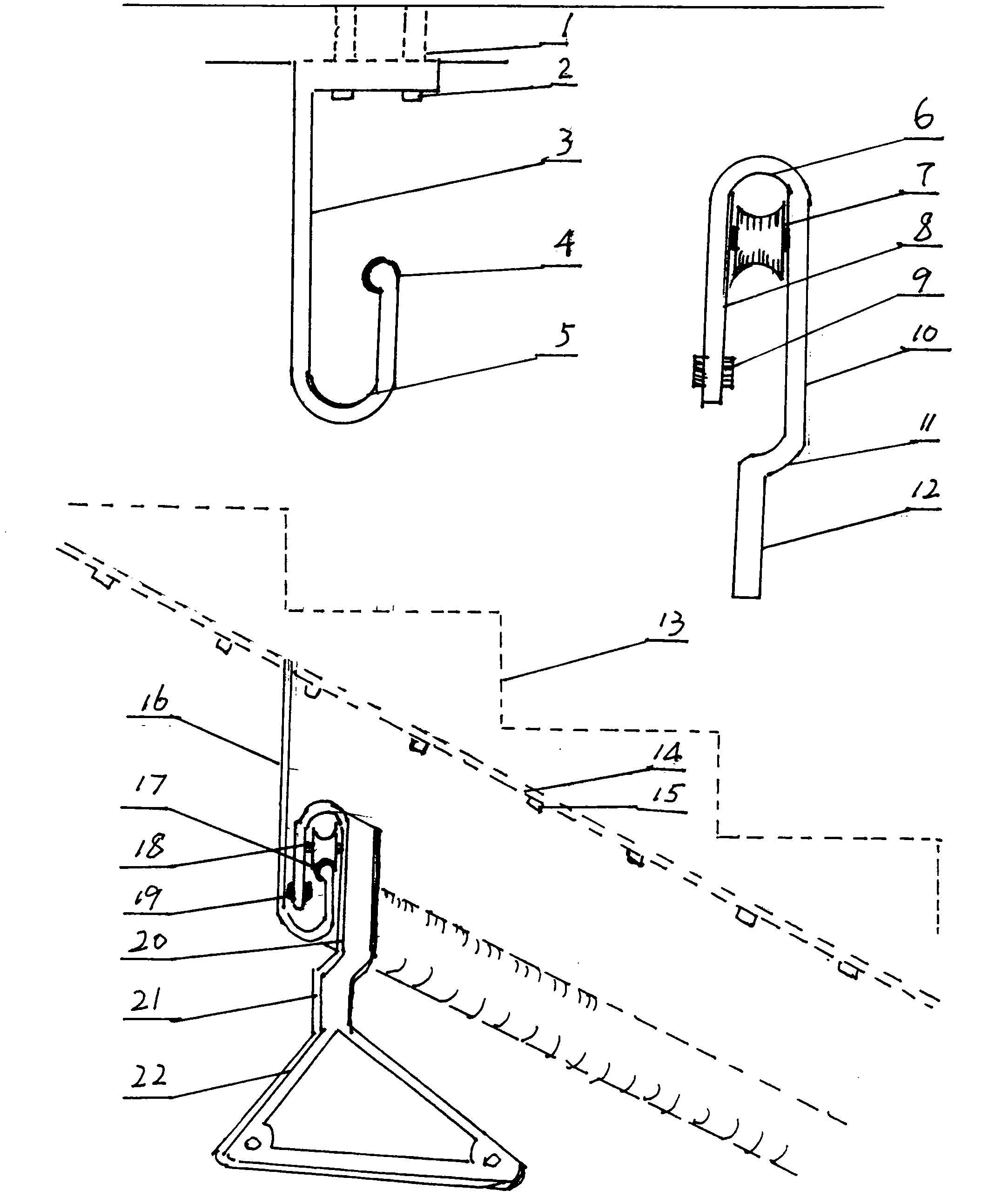 High-rise building fire escape downhill slide