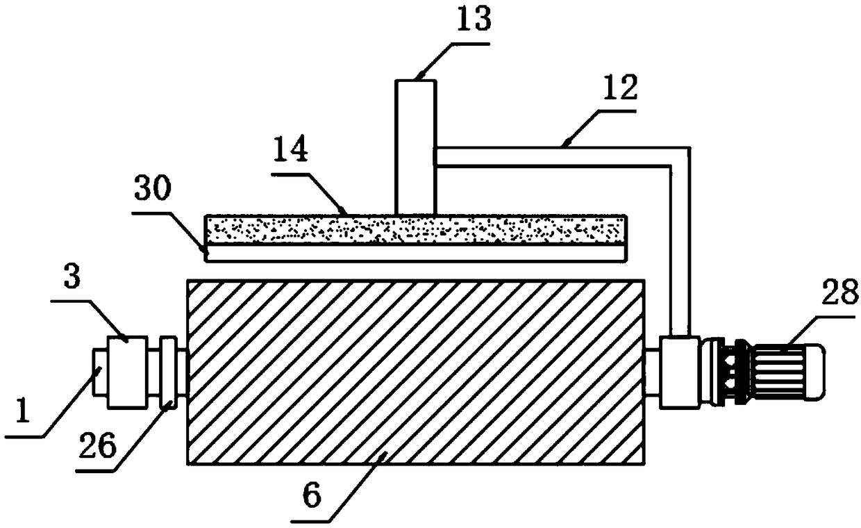 Heating device for textile machinery