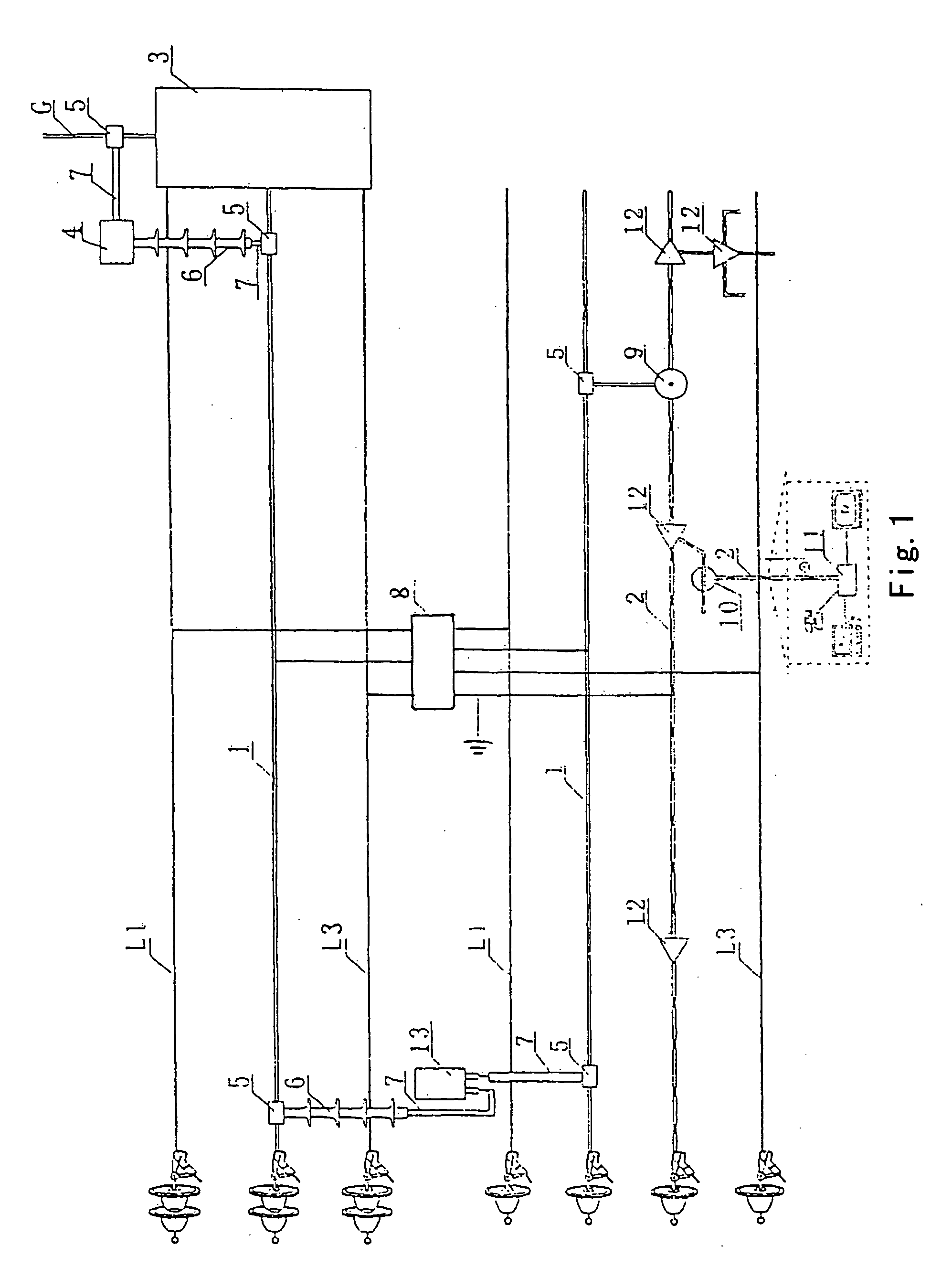 Broadband access transmission network integrating the functions of electric power network, telecommunication network, tv network and internet