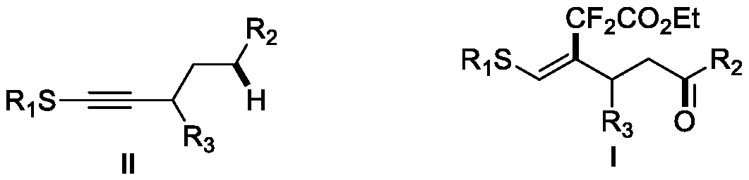 (Z)-4-difluoroalkyl-5-sulfanyl-4-pentenone derivative and preparation method thereof