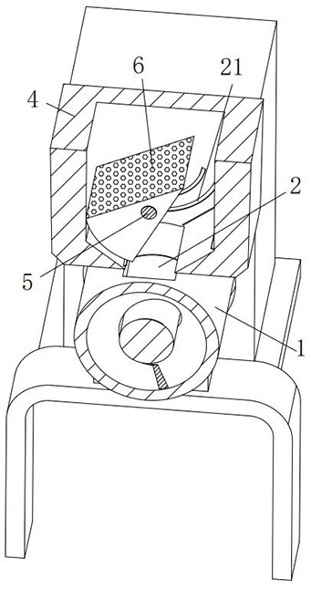 Automatic dehydration treatment equipment for livestock manure