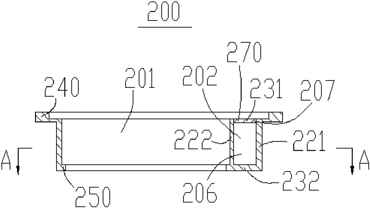 A pre-buried water removal device