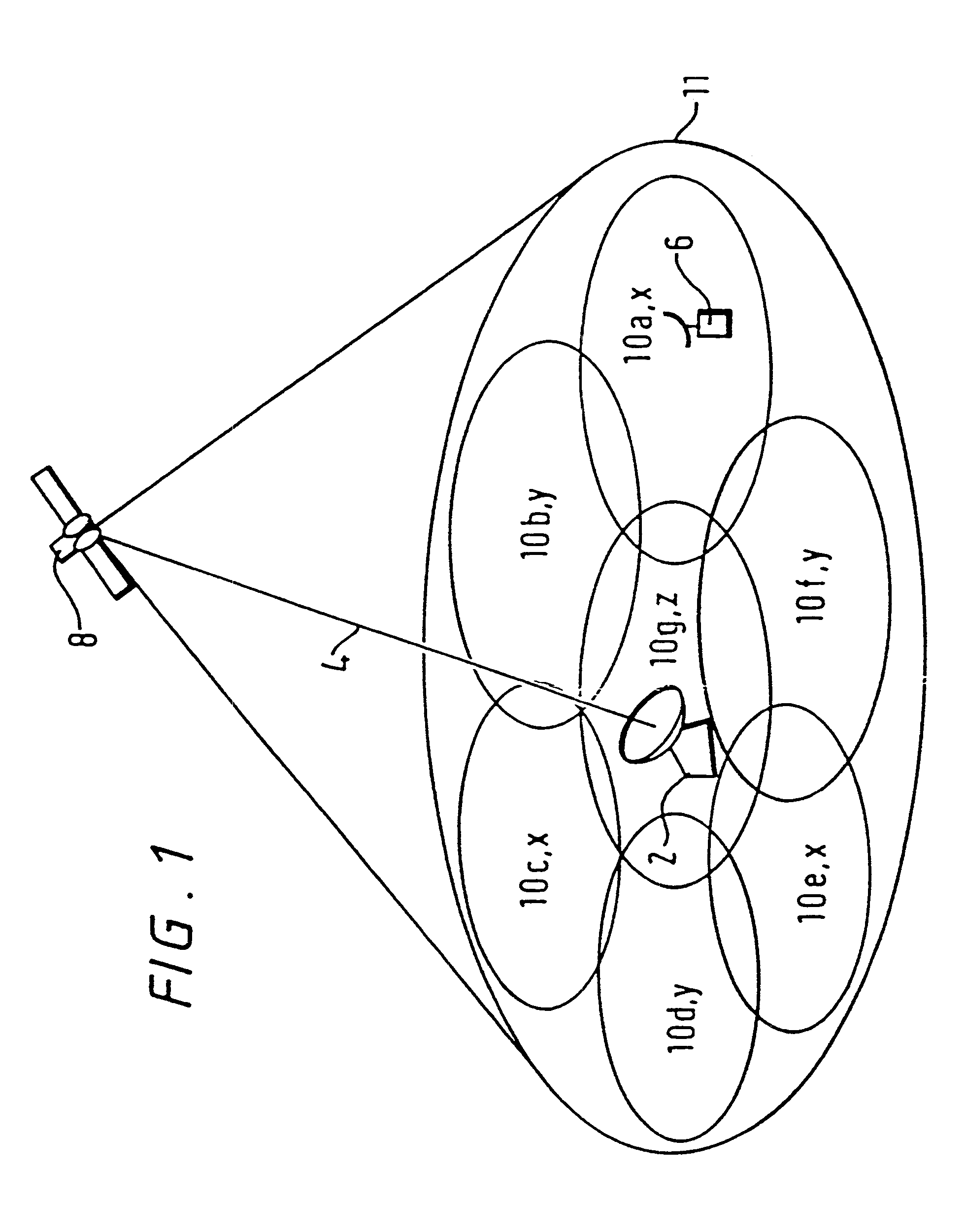 Spot beam location method and apparatus