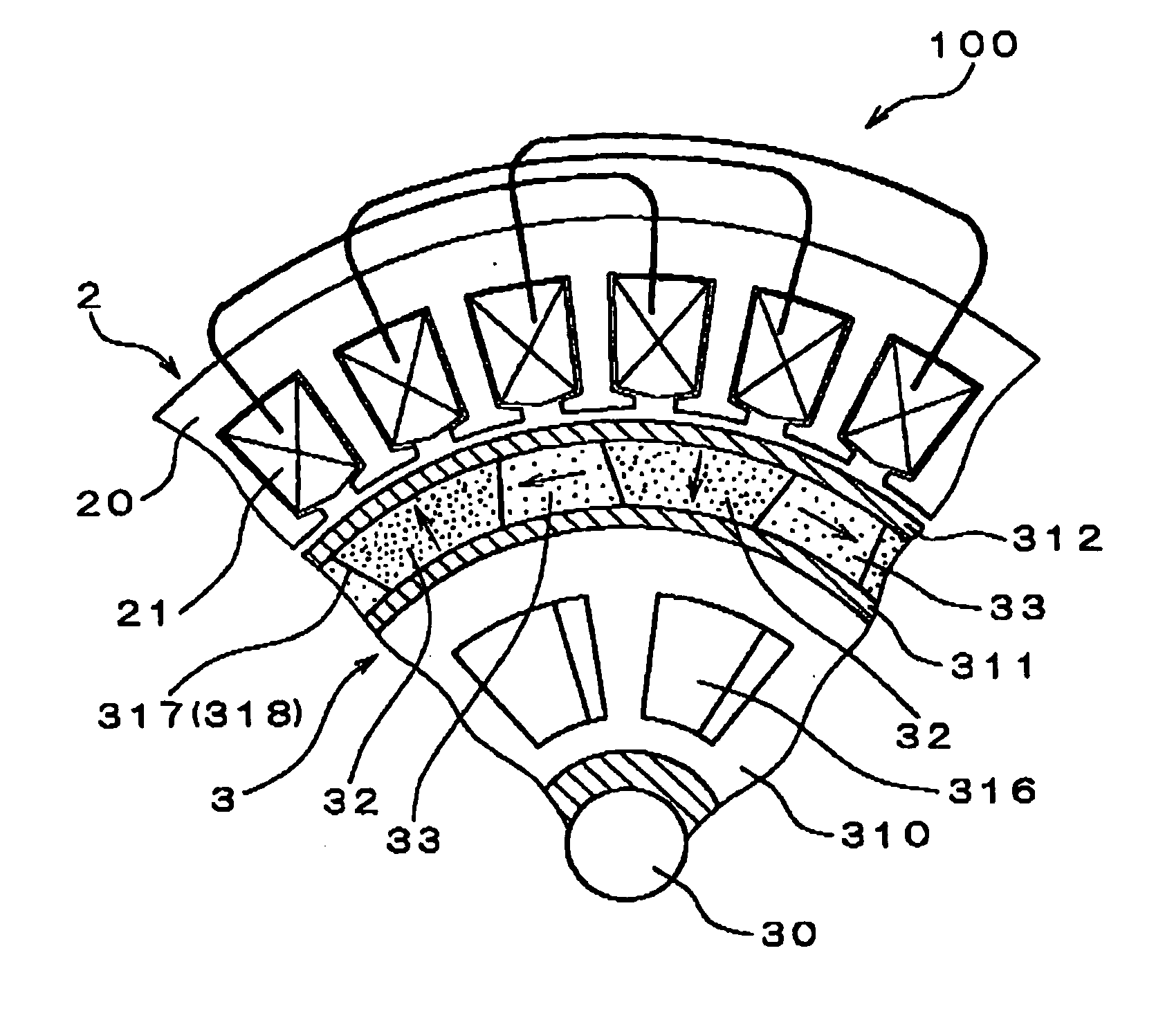 Rotary electric machine and a rotor of the same