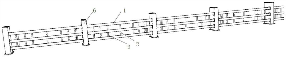 A kind of semi-rigid bridge anti-collision guardrail