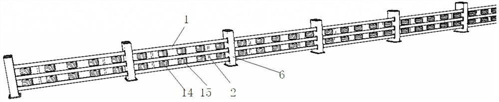 A kind of semi-rigid bridge anti-collision guardrail