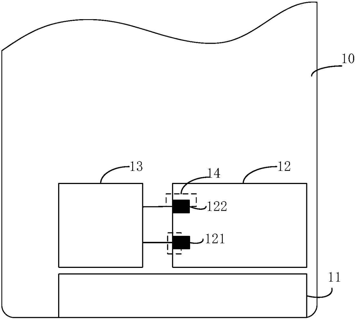 Printed circuit board and wireless communication device with printed circuit board