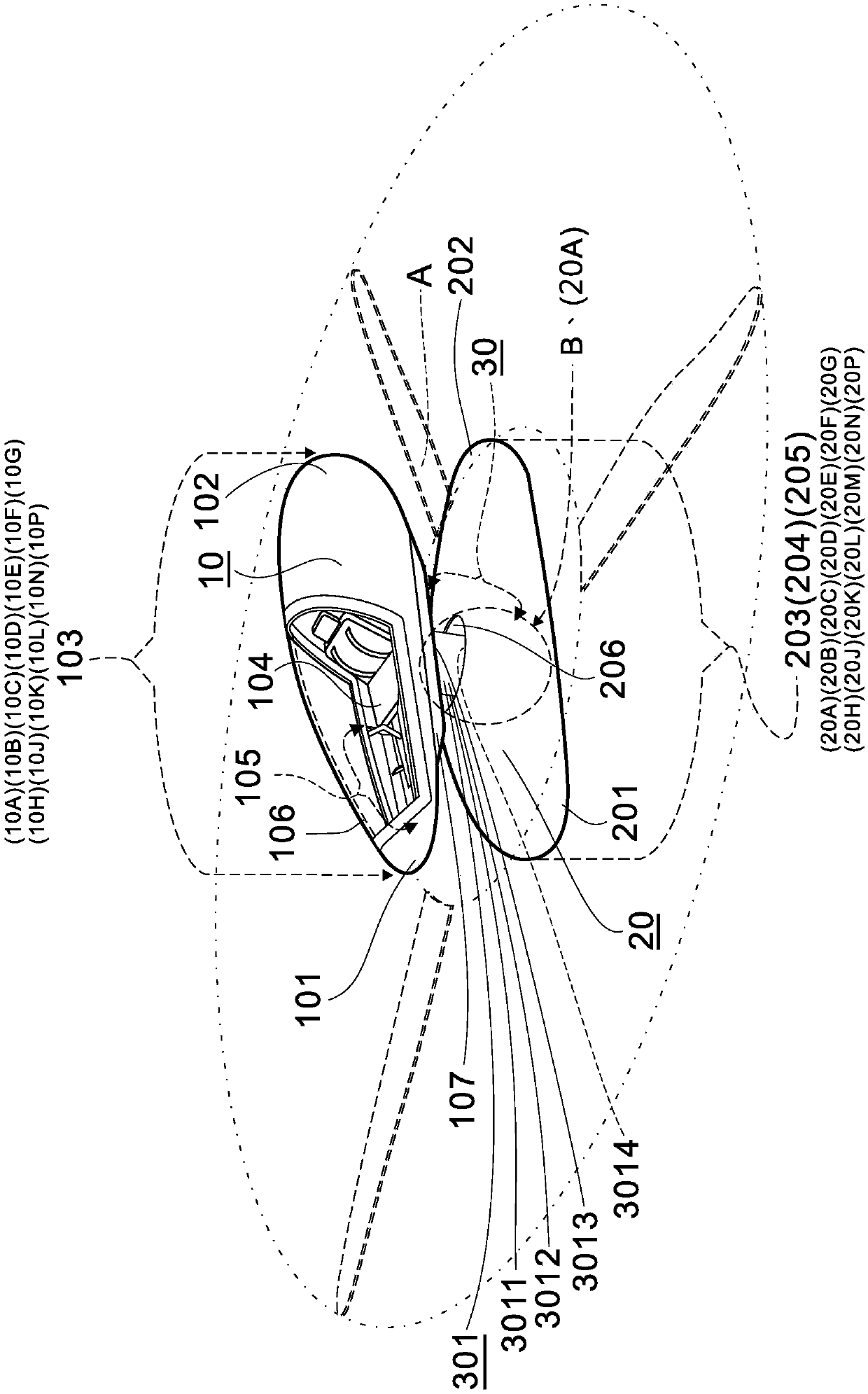 Double cabin structures for multi-purpose helicopter