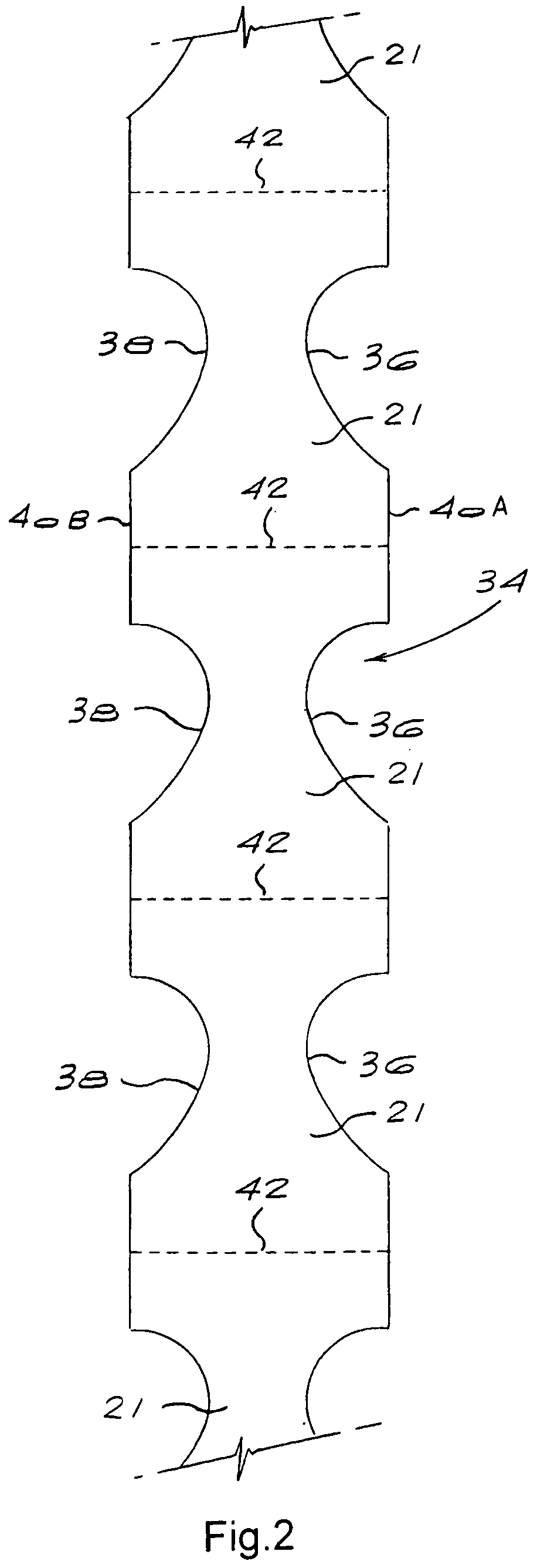 Method for bonding surfaces on a web