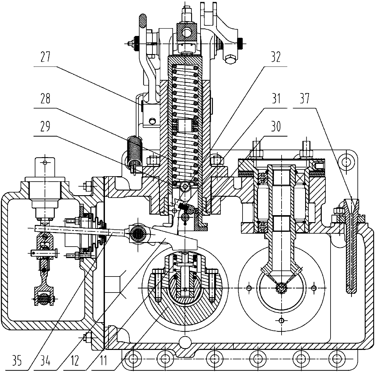 Diesel engine safety protection device