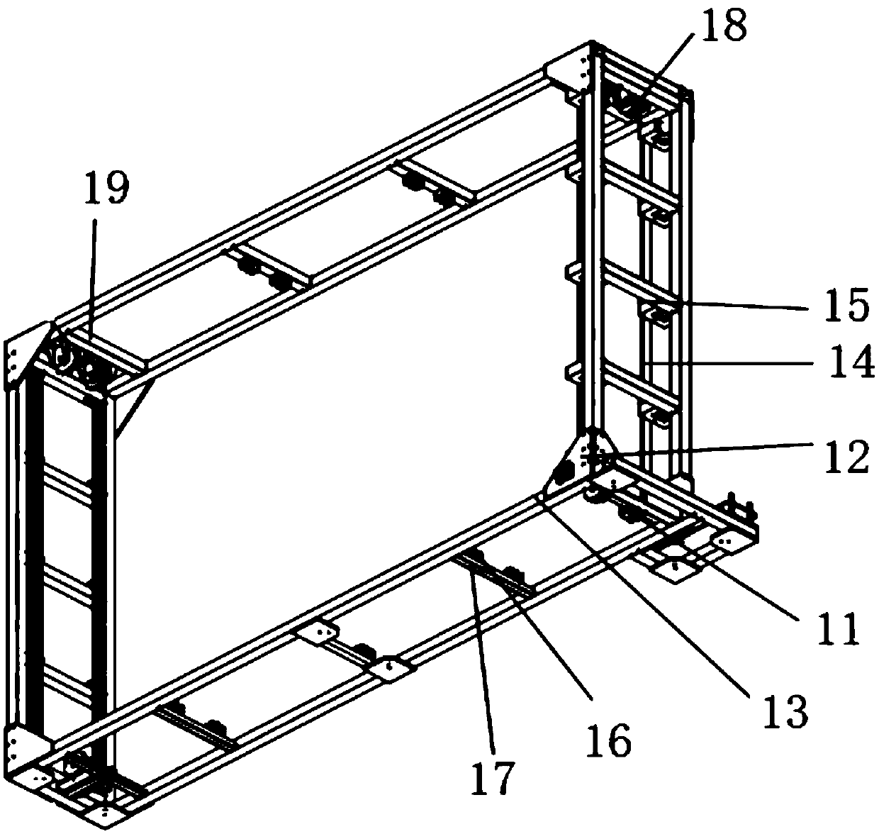 Automatic loading and unloading mechanism of drying kiln car