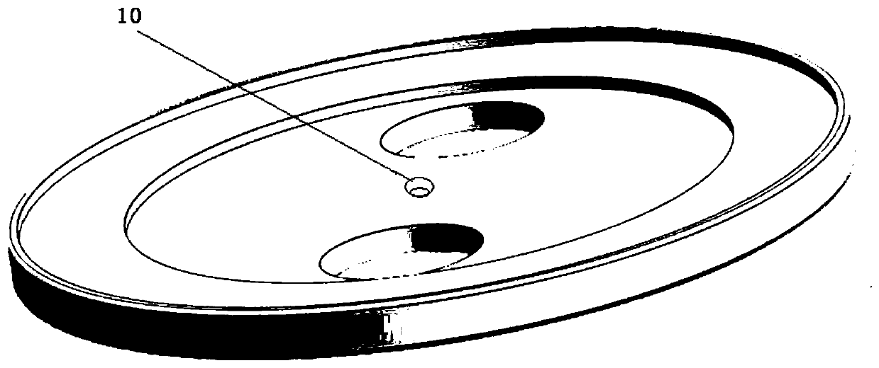 Special fixture for special-shaped waveguide tube abrasive flow finishing processing