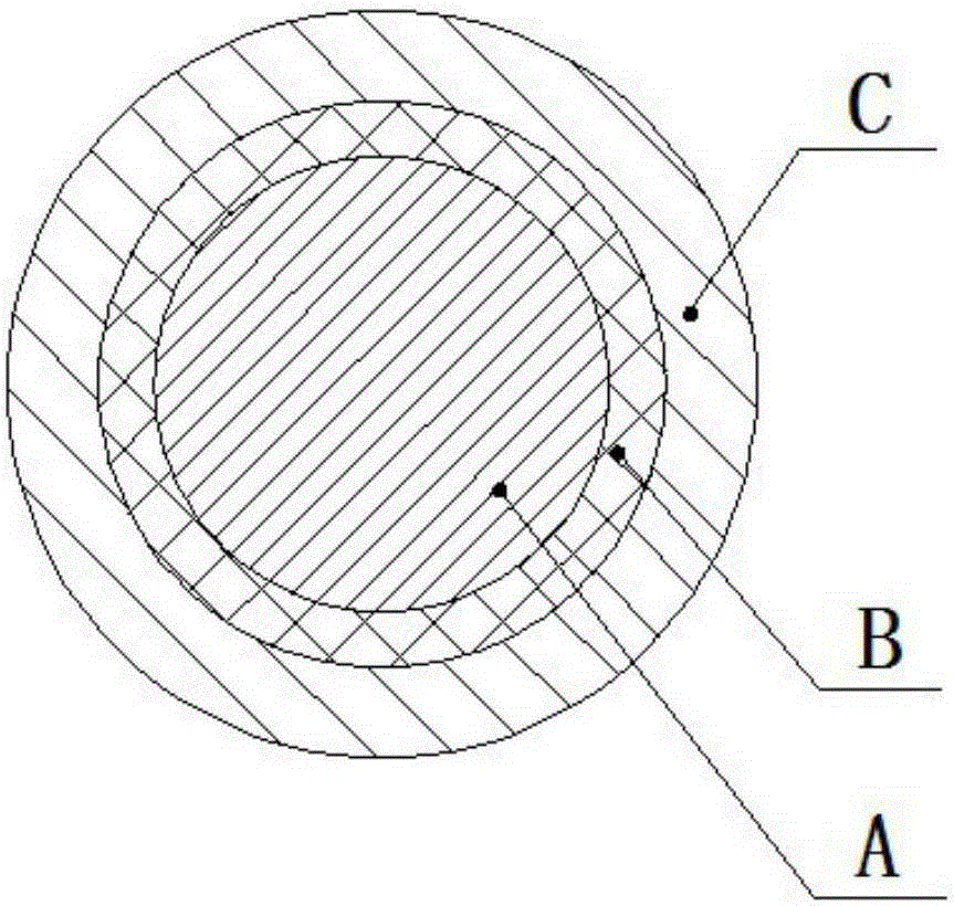 Fiber-reinforced composite coiled sucker rod and production apparatus and method thereof