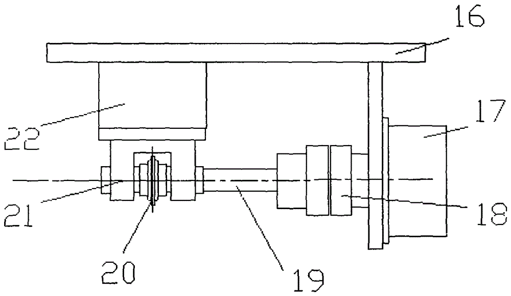 A test device for rock breaking characteristics of hard rock hob