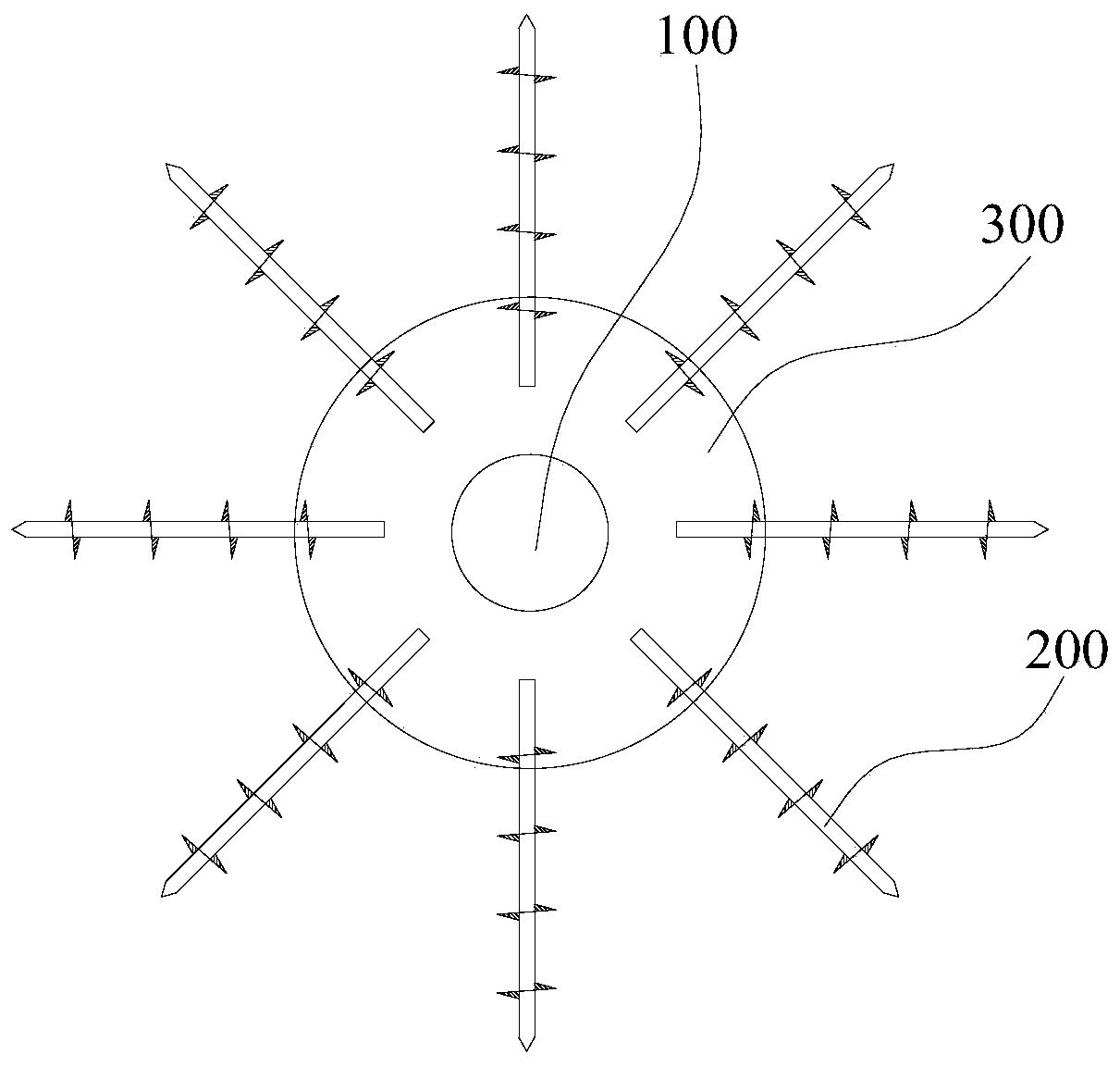 Foundation pile reinforcing method and electric transmission line pile