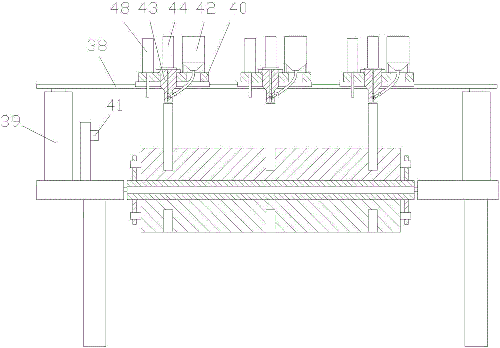 Lithium battery electrolyte injection system having electrolyte volatile gas absorption function