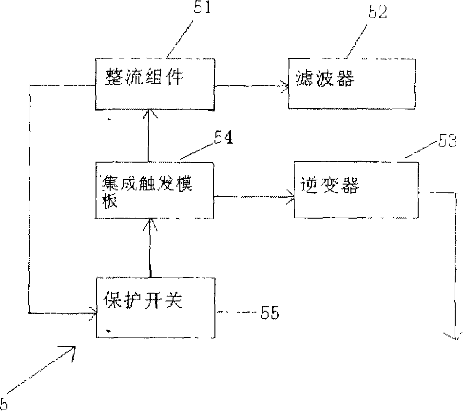 Intermediate demagnetizing machine for magnetic selected iron ore powder