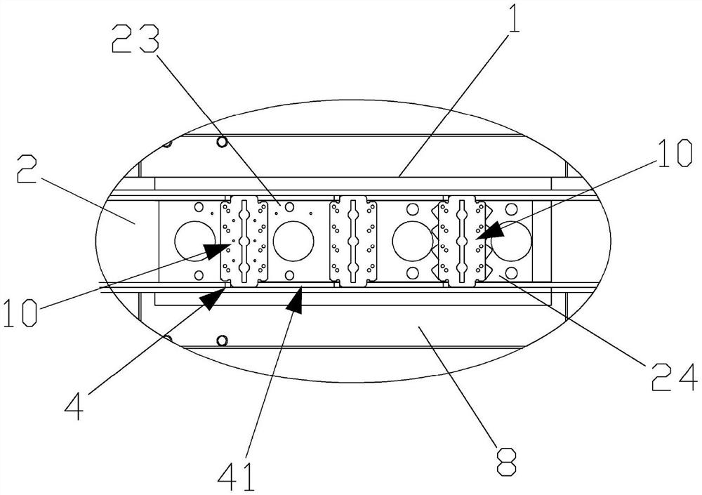 Blade punching forming device of thin cutter