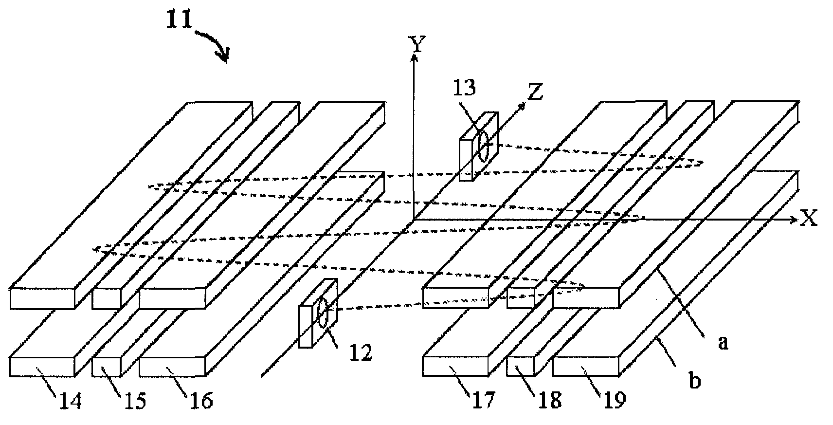 Open trap mass spectrometer