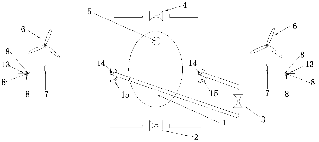 Line safety patrolling device and using method thereof