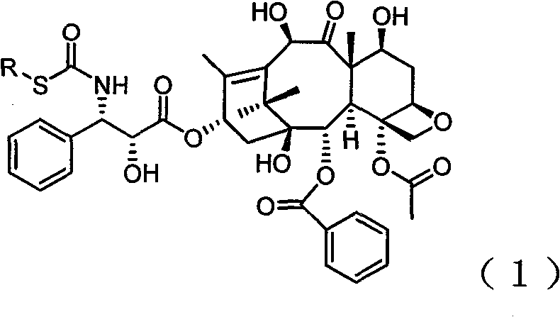 New application of thio-taxane derivatives