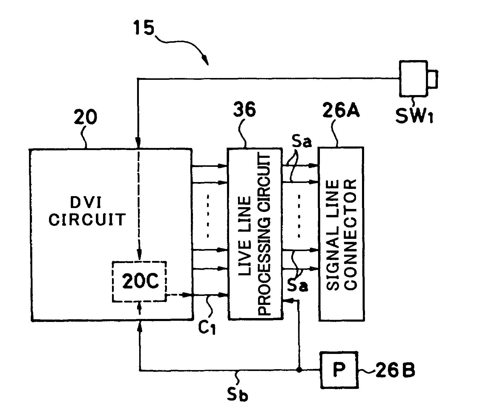 Electronic endoscope apparatus for connection to adapter unit